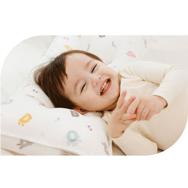 Bebenuvo 3D Mesh Wide Pillow-Alphabet Animal
