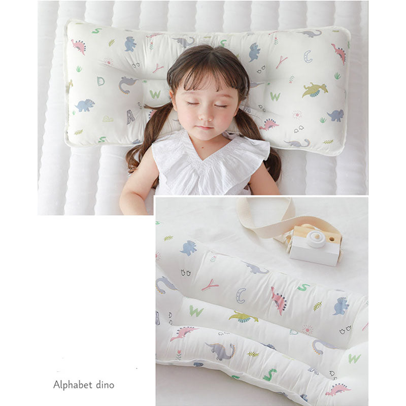 Bebenuvo 3D Mesh Wide Pillow-Alphabet Dino