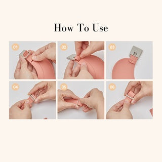 Moyuum One Touch Buckle Silicone Baby Bib