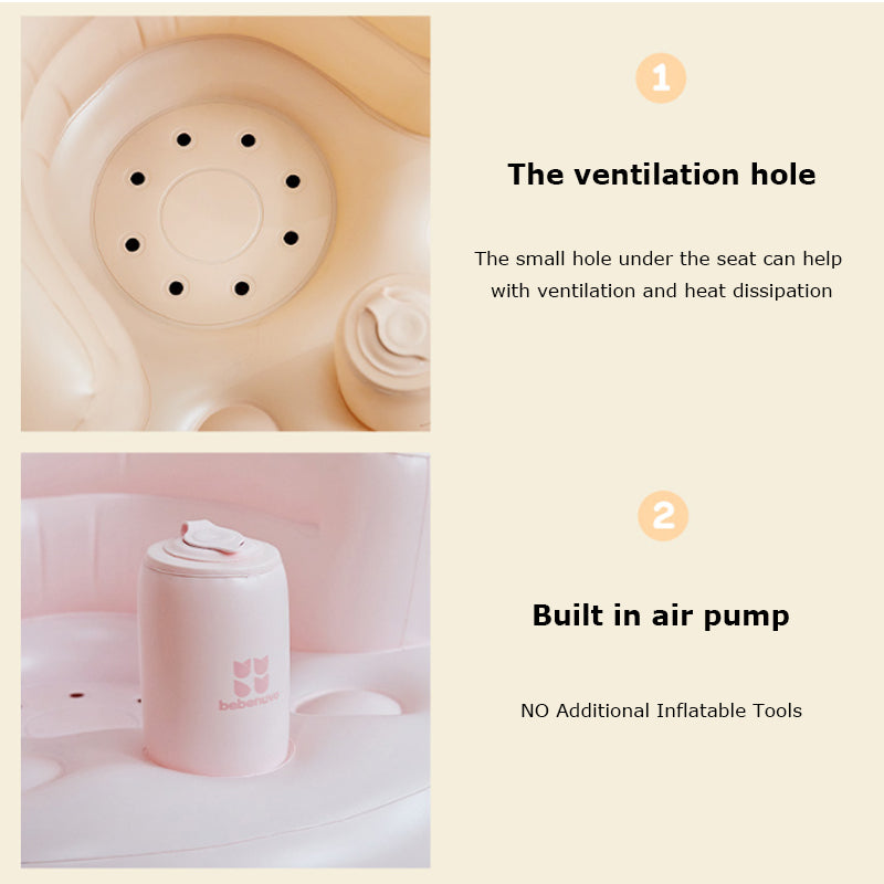 Bebenuvo Inflatable Baby Seat with Built in Air Pump
