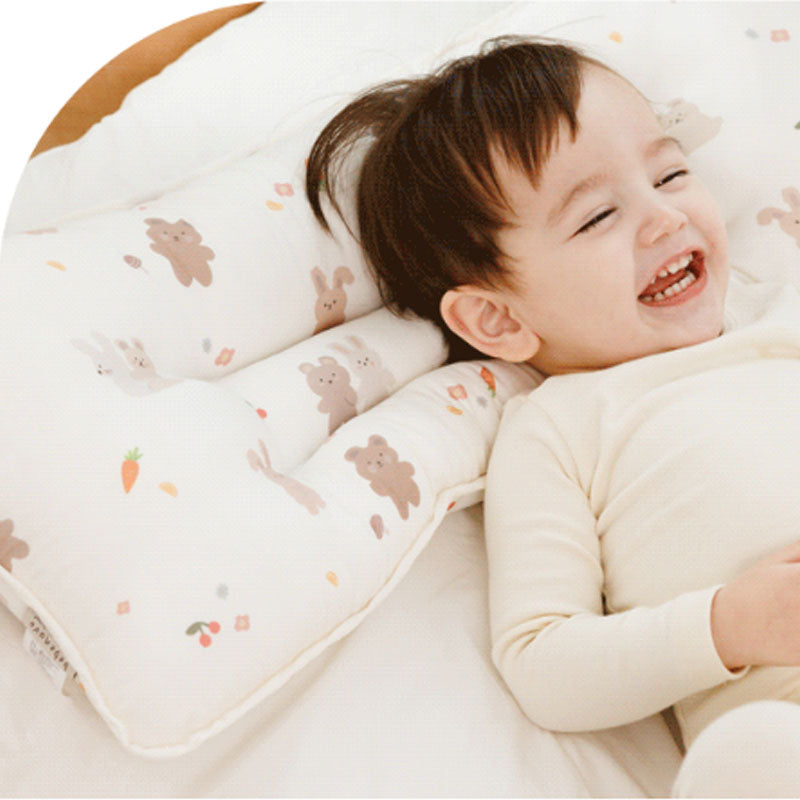 Bebenuvo 3D Mesh Wide Pillow-Bear Rabbit
