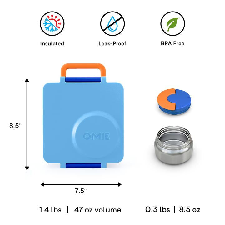 OmieLife OmieBox Insulated Hot and Cold Bento Box