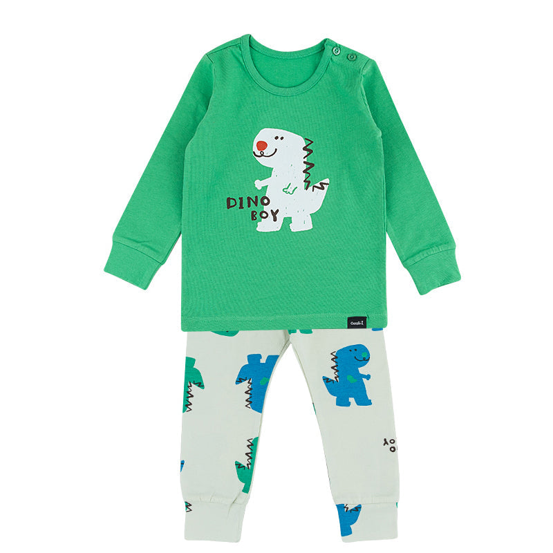 Single Spandex Fabric Underclothes For Kids-Dino