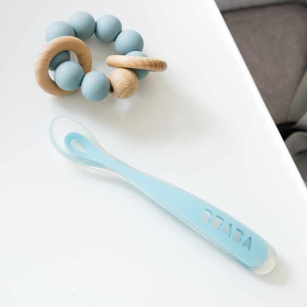 First Stage Silicone Baby Spoon Rain