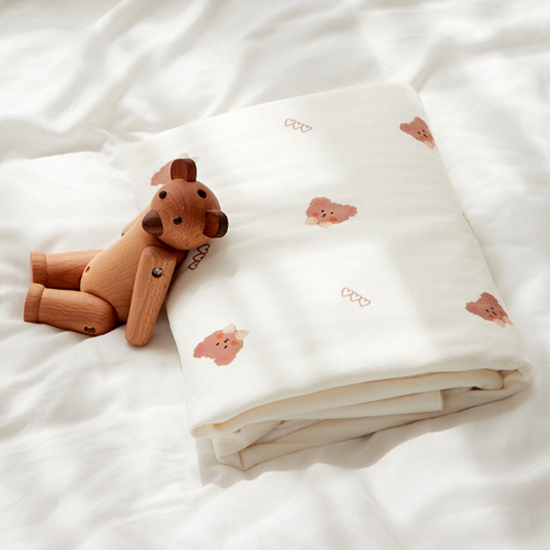 Bebenuvo Double Blanket-Heart Bear