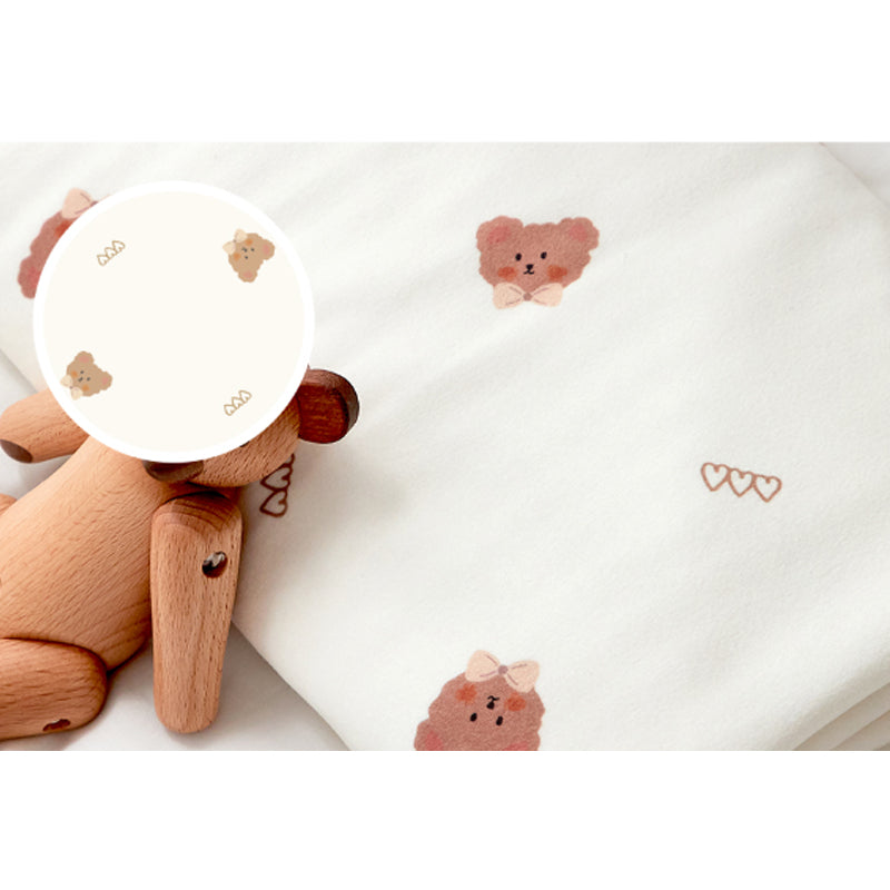 Bebenuvo Double Blanket-Heart Bear