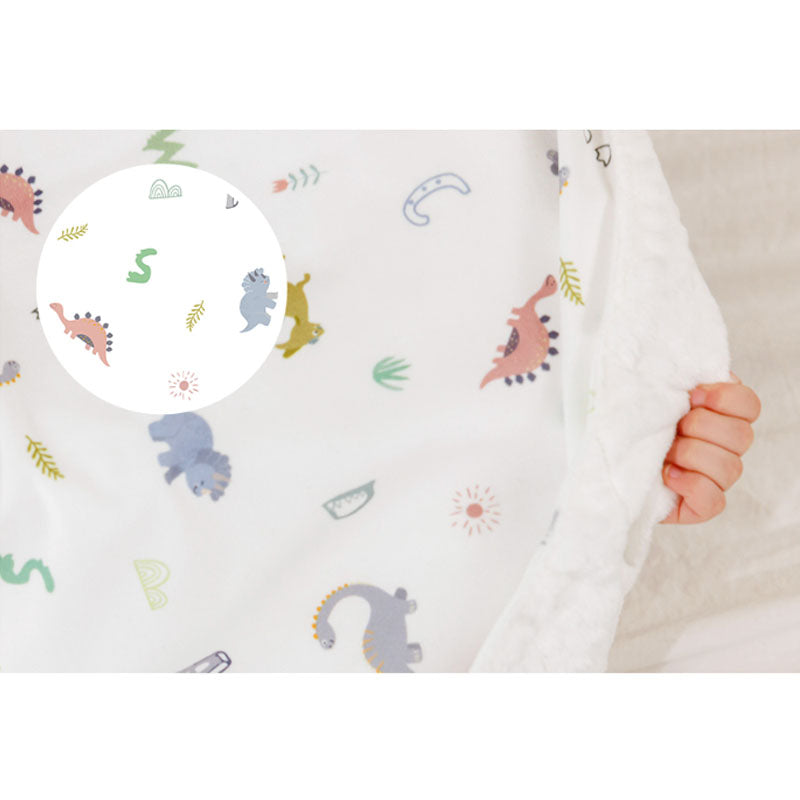 Bebenuvo Double Blanket-Alphabet Dino