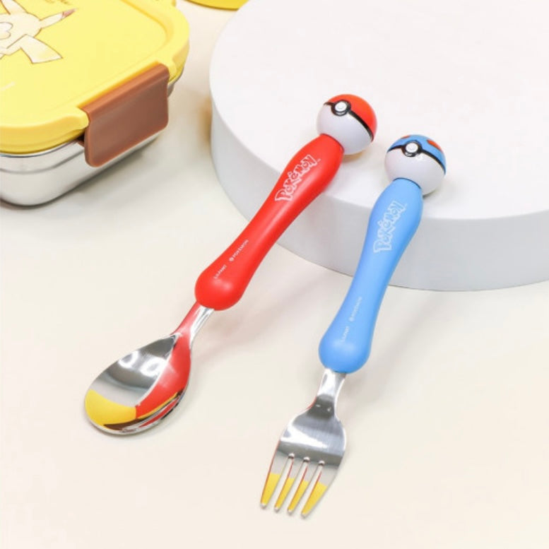Pokemon Monster Ball Spoon Noodle Fork Set (3+ Years Old）