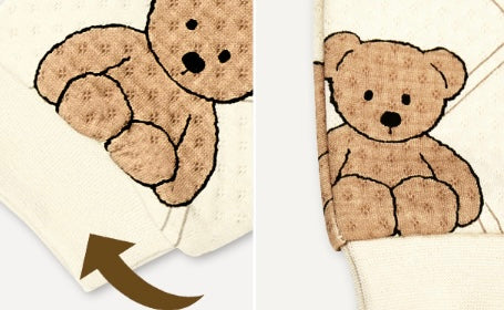 Thermal Korean Kids Pajamas Set-Check Bear