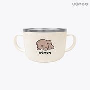 Ubmom Stainless Steel Feeding Bowl with Handles for Kids