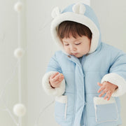 Gras Baby padded Jumper-Blue