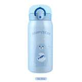 Happy Bear Stainless Steel Insulated Drink Bottle 350ml