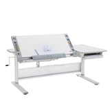 Comf-pro M9 Encore Ergonomic Standing Desk For Kids (White | Grey)