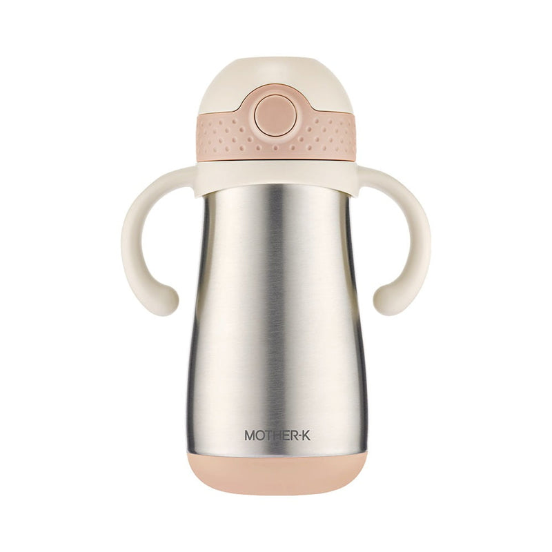 Mother-K Hug Tumbler Stainless Straw Cup 350ml