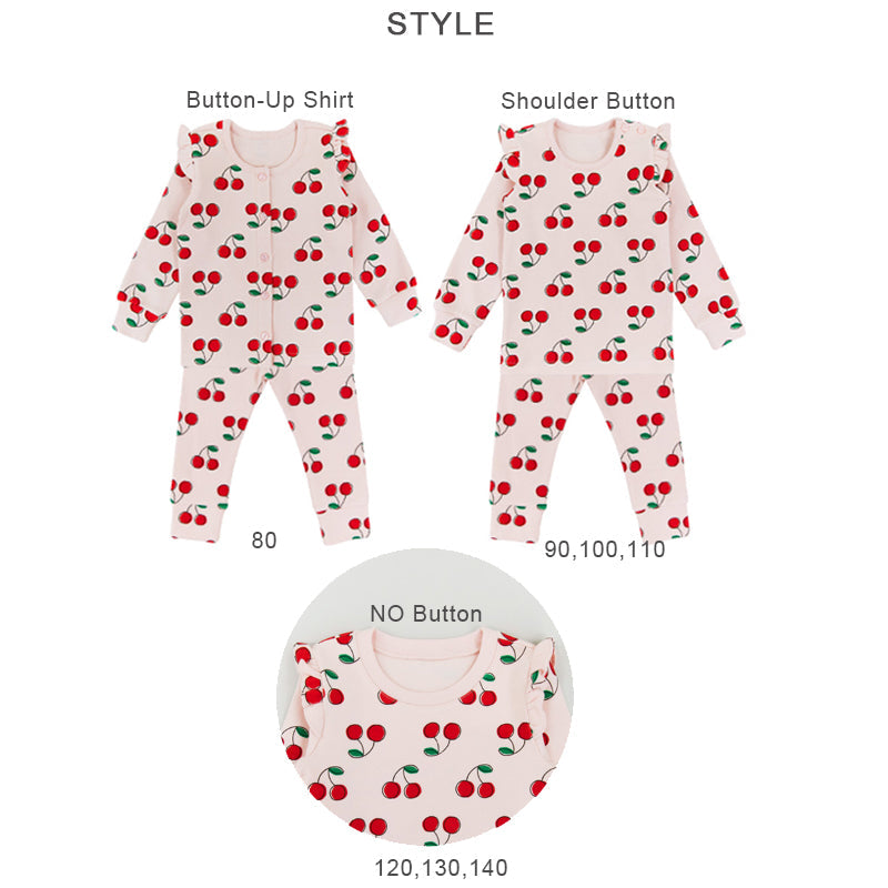 Spandex Pitch Brushed Fabric Underclothes For Kids-Berry