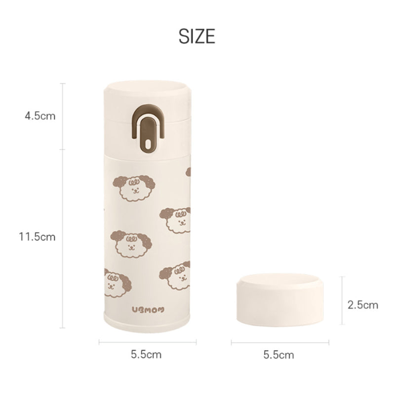 UBMOM Stainless Tumbler With One Touch Cap 220ml