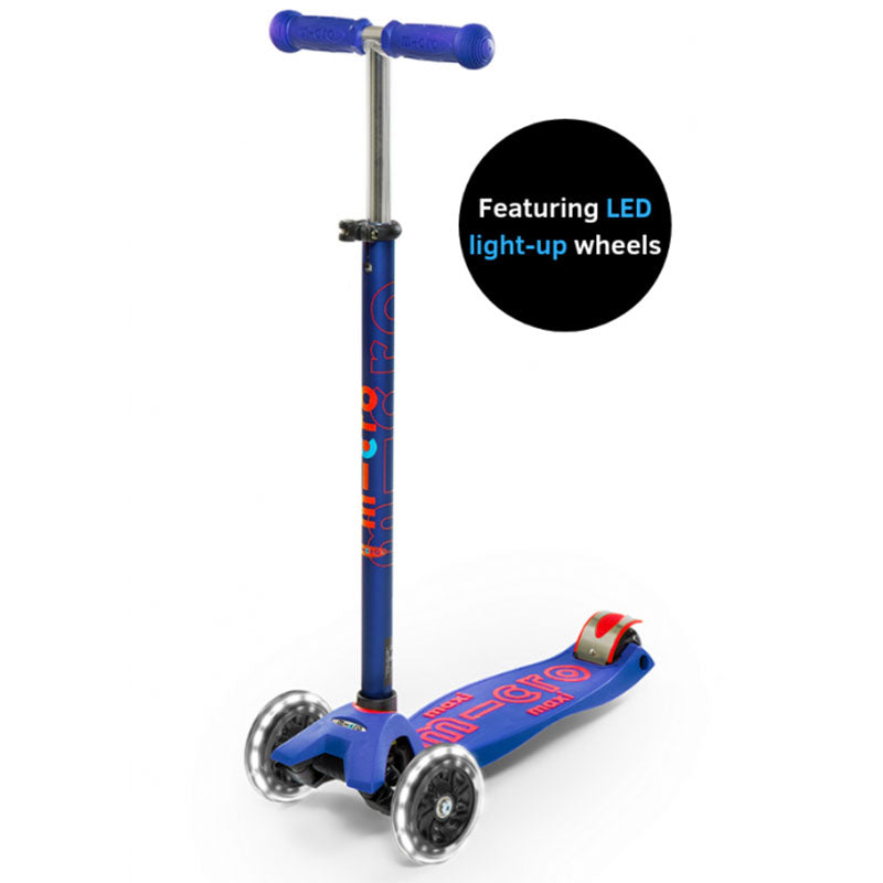 Micro Kickboard Maxi Deluxe With LED Wheels Age 5-12