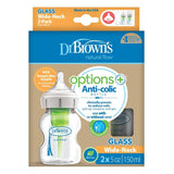 Dr. Brown's Options Wide Neck Glass Bottles 5oz 2-Pack