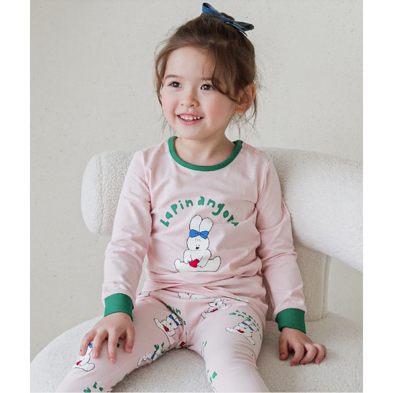 Single Spandex Fabric Pajamas set-Angora