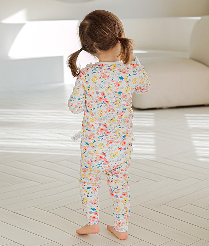 Single Spandex Fabric Pajamas set-Blossom