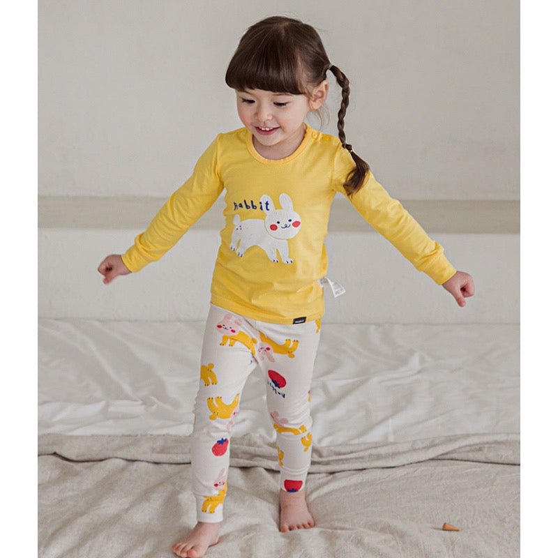 Single Spandex Fabric Pajama set-Bongbong Rabbit