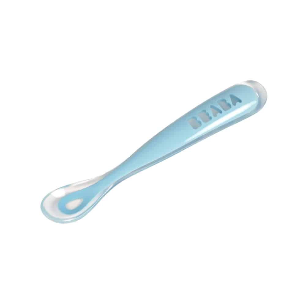 First Stage Silicone Baby Spoon Rain – Queens Baby